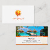 トロピカルパラダイス |観光旅行代理店 名刺 (正面/裏面)