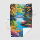 トロピカルパラダイスII ゴルフタオル (インサイチュ)