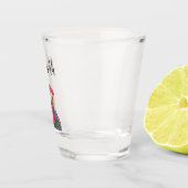 トロピカルパロッカラフルトマコースケッチ ショットグラス (右)