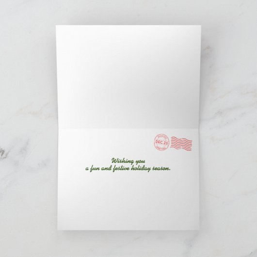 トロピカルパロッツのクリスマスカード シーズンカード (内部)