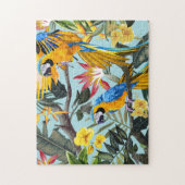 トロピカルパロッツ&パームズ ジグソーパズル (縦)