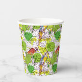 トロピカルパロッツ 紙コップ (正面)