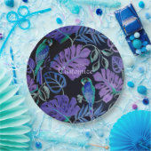 トロピカルパロットパラダイス紙プレート ペーパープレート (パーティー)