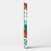 トロピカルパロット：シームレスヤシ Case-Mate iPhoneケース (裏面 / 左)