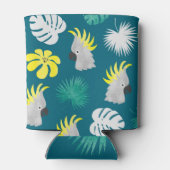 トロピカルパロット：水彩サマーシーン 缶クーラー (裏面)