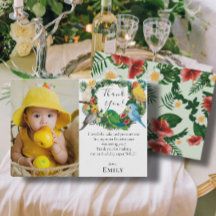 トロピカルパロツエキゾチック緑の誕生日写真