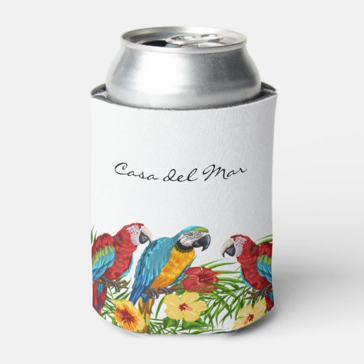 トロピカルパロ葉ツサマーハウス名 缶クーラー (缶正面)