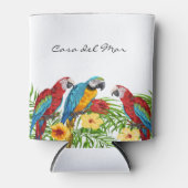 トロピカルパロ葉ツサマーハウス名 缶クーラー (正面)