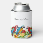 トロピカルパロ葉ツサマーハウス名 缶クーラー (缶裏面)