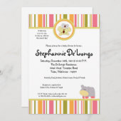 トロピカルパンチベビーシャワー招待状(5 x 7) 招待状 (正面/裏面)