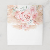 トロピカルパンパスグラス結婚ズ座席表 プレイスカード (外部開封)