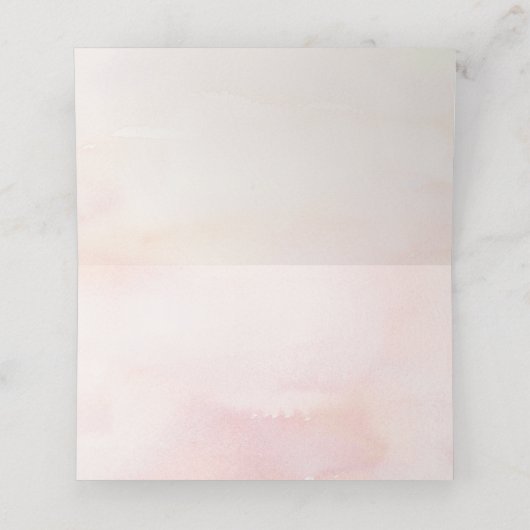 トロピカルパンパスグラス結婚ズ座席表 プレイスカード (内部開封)