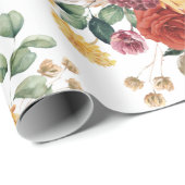 トロピカルパンパスグラ素朴スフラワーガーデン ラッピングペーパー (ロールコーナー)