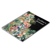 トロピカルパーソナライズされたジャーナル・トロピックス・ギフト ノートブック (左側)