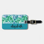 トロピカルパーソナライズされたスタイリッシュラゲッジタグ ラゲッジタグ (正面横)