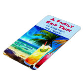 トロピカルパーソナライズされたドリンクキャビンのドアマグネット マグネット (左側)