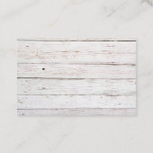 トロピカルパーソナライズされたビーチ旅行名刺 名刺 (裏面)