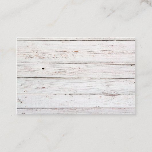 トロピカルパーソナライズされたビーチ旅行名刺 名刺 (裏面)