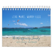 トロピカルパーソナライズされたビーチ2026写真 カレンダー (カバー)