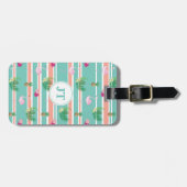 トロピカルパーソナライズされたラゲッジタグ ラゲッジタグ (正面横)