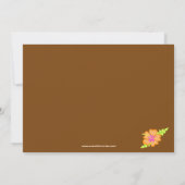 トロピカルパーティーの招待状 招待状 (裏面)