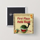 トロピカルパーティーティキハット1位フラフープ 缶バッジ (正面&裏面)