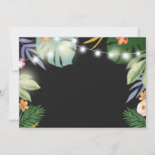 トロピカルパーティールアウ（ハワイ式宴会）アロハマン誕生日招待状 招待状 (裏面)