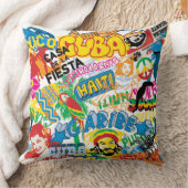 トロピカルパーティー枕 クッション (ブランケット)