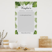 トロピカルパーティー フォトブース フレーム ポスター (キッチン)