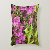 トロピカルパープルブーゲンビリアフローラ アクセントクッション (正面(垂直))