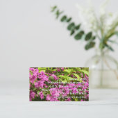 トロピカルパープルブーゲンビリアフローラ 名刺 (スタンド正面)