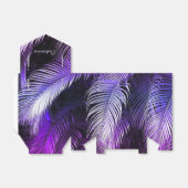 トロピカルパープル葉パームテントフェイスボックス フェイバーボックス (折り畳みなし)