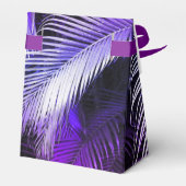 トロピカルパープル葉パームテントフェイスボックス フェイバーボックス (裏面サイド)