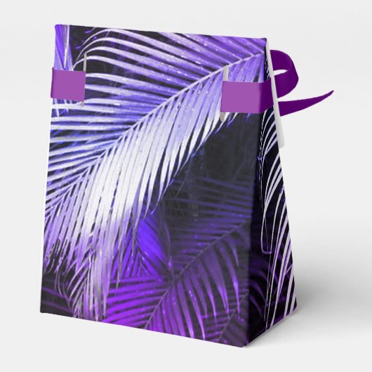 トロピカルパープル葉パームテントフェイスボックス フェイバーボックス (裏面サイド)