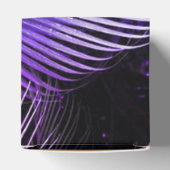 トロピカルパープル葉パームハートお願いボックス フェイバーボックス (上部)