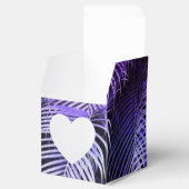 トロピカルパープル葉パームハートお願いボックス フェイバーボックス (オープン)