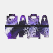 トロピカルパープル葉パームビーズボックス フェイバーボックス (折り畳みなし)