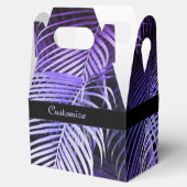 トロピカルパープル葉パームビーズボックス フェイバーボックス (オープン)