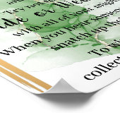 トロピカルパームがシャワーゲームサインを入れる ポスター (角)