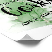 トロピカルパームどれだけのコルクブライダルシャワーゲーム ポスター (角)