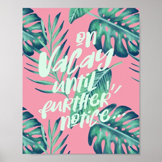 トロピカルパームに注目するまで休暇に ポスター (正面)