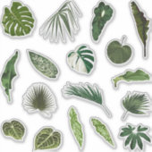 トロピカルパームのステッカーとアイコ離れン シール (正面)