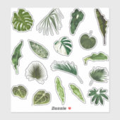 トロピカルパームのステッカーとアイコ離れン シール (シート)