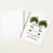 トロピカルパームエレガントツリモダンチュパ結婚ス プランナー手帳 (ディスプレー)