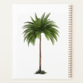 トロピカルパームエレガントツリモダンチュパ結婚ス プランナー手帳 (裏面)
