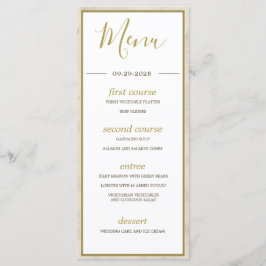 トロピカルパームエレガントモダン素朴の木結婚の メニュー