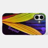 トロピカルパームカラフル Case-Mate iPhoneケース (裏面 (横))