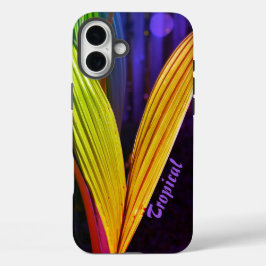 トロピカルパームカラフル iPhone 16 PLUSケース