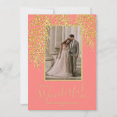 トロピカルパームクリスマスフォトカード シーズンカード (正面)