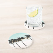 トロピカルパームグラデーションツリームビッグ コースター (側面)